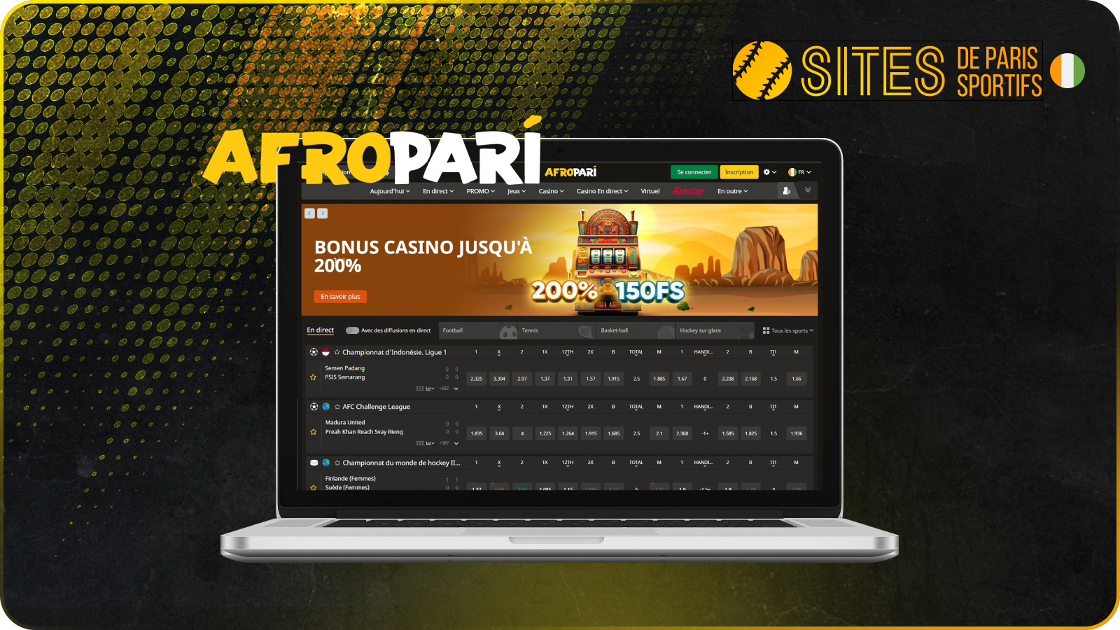 Afropari, nouveau sur le marché africain, séduit les parieurs ivoiriens avec ses paris sportifs et ses bonus