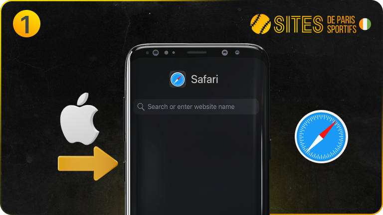 Lancez Safari sur votre iPhone ou iPad